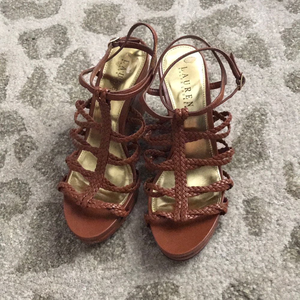Lauren by Ralph Lauren Paisley Wedges